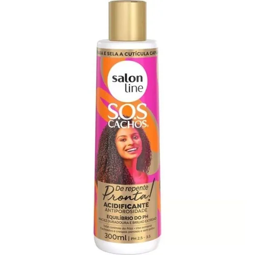 Acidificante SOS Cachos De Repente Pronta Salon Line 300ML