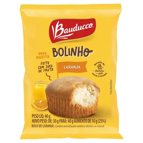 Bolinho Bauducco Laranja 40G
