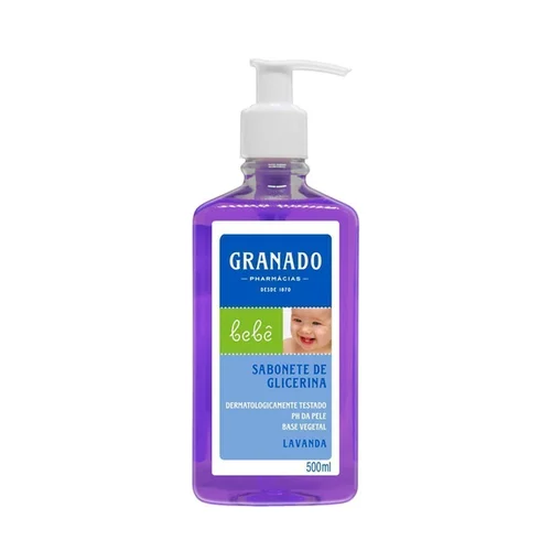 Sabonete Líquido de Glicerina Granado Bebê Lavanda 500ml