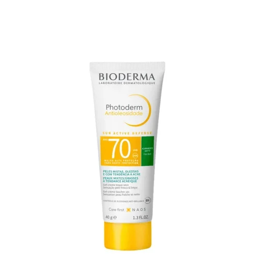 Protetor Solar Bioderma Photoderm Antioleosidade FPS70 Sem Cor 40G