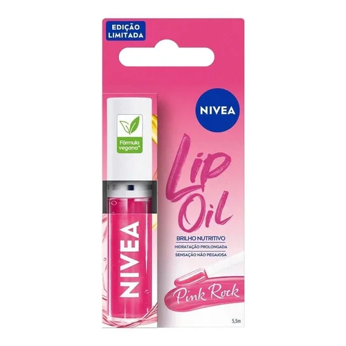 Brilho Labial Nivea Lip Oil Pink Rose