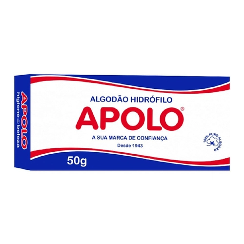 Algodão Apolo Caixa 50G