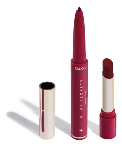 Batom Duo Perfect Match Niina Secrets Vermelho 165G
