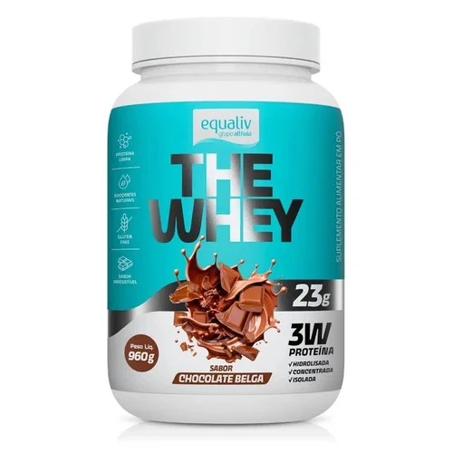 Equaliv The Whey Sabor Chocolate Belga 960G