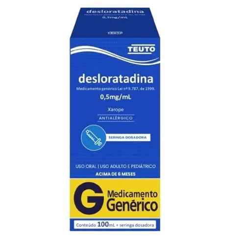 Desloratadina 0,5MG/ML 100ML Teuto