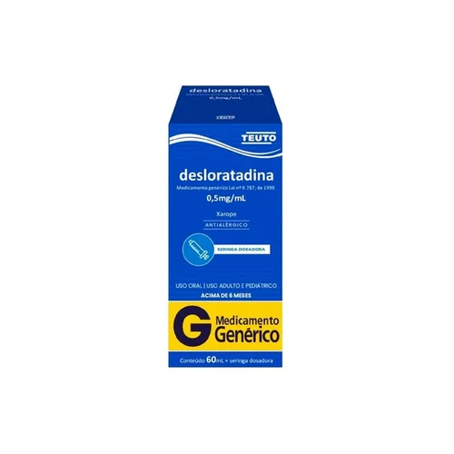 Desloratina 0,5MG/ML 60ML Teuto