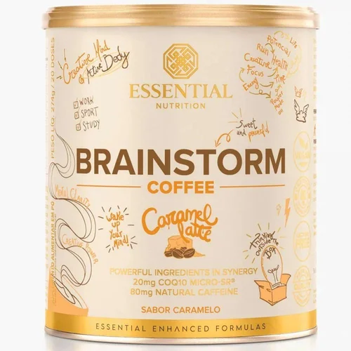 Brainstorm Coffe Caramel Essential Nutrition Lata 274G