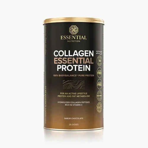 Collagen Protein Chocolate Trufado Essential Nutrition Lata 510G