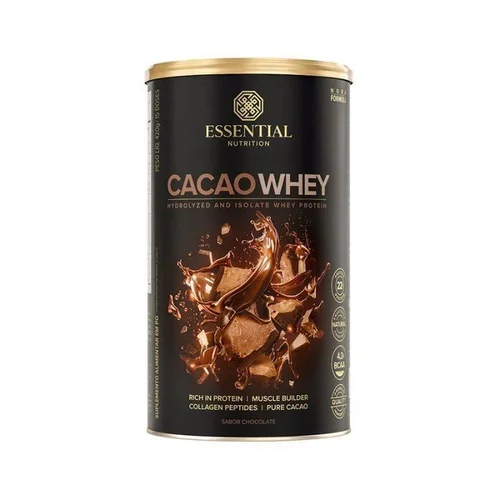 Cacao Whey Essential Nutrition Lata 420G 15 Doses