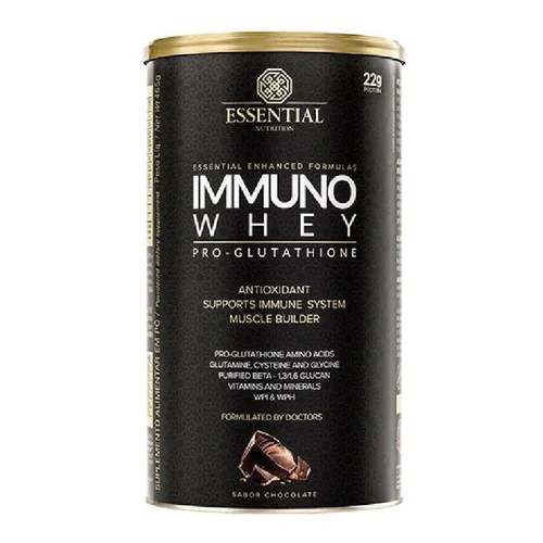 Immuno Whey Por-Glutathione Cacao Essential Nutrition Lata 465G