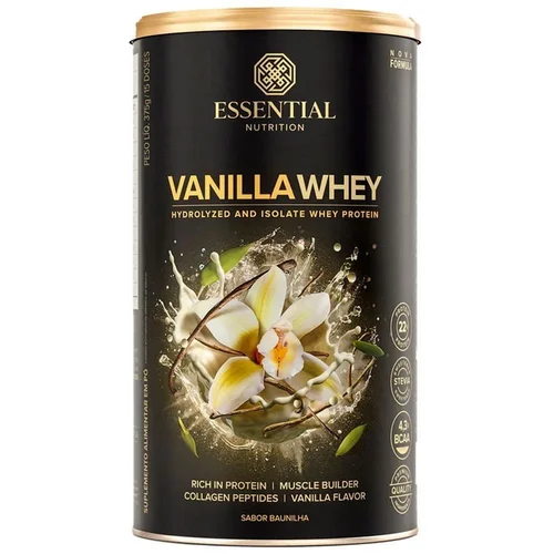 Whey Vanilla Essential Nutrition Lata 375G