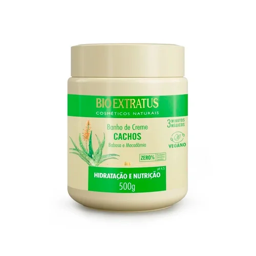 Banho de Creme Bio Extratus Cachos 500G