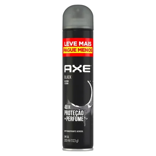 Desodorante Aerosol Axe Black Masculino Leve Mais Pague 200ml