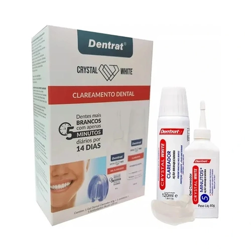 Dentrat Clareamento Crystal White 120Ml+60G