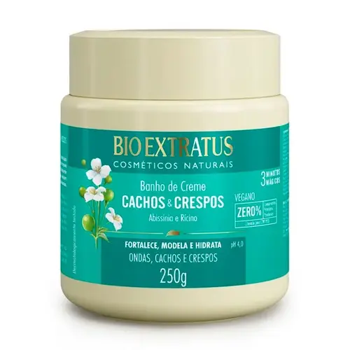 Banho de Creme Bio Extratus Crespos 250G