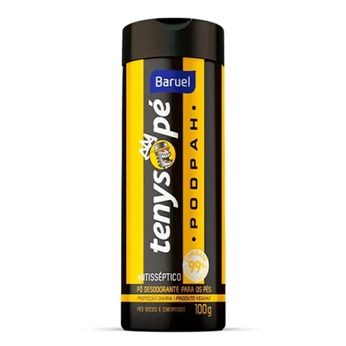 Talco Desodorante Pó Para Os Pés Antisséptico Podpah Tenys Pé 100G