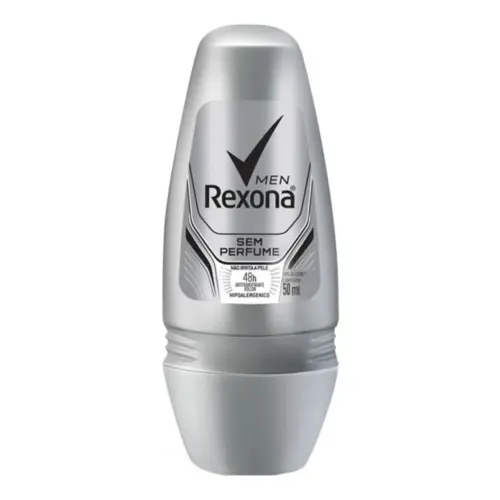 Desodorante Roll-On Rexona Masculino Sem Perfume 50ml