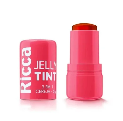 Bastão Labial Ricca Ref 3818 Jelly Tint Cereja