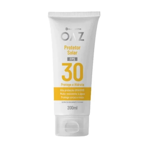 Protetor Solar OAZ Fps30 Corpo e Rosto 200ml