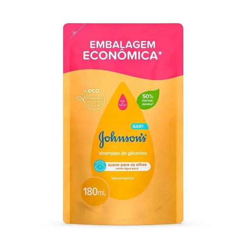 Shampoo Johnson s Baby Glicerina Refil 180ml
