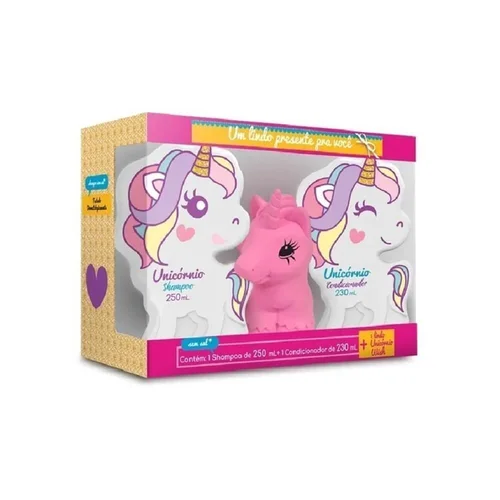 Kit Shampoo 250ml + Condicionador 230ml Meu Uni Nutriex Rosa