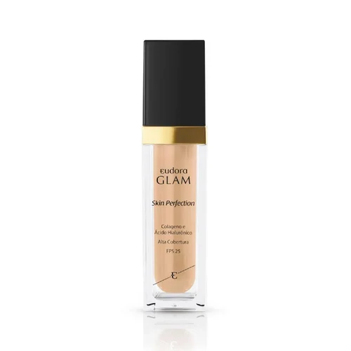 Base Líquida Eudora Glam Skin Perfection Cor 05 30ml