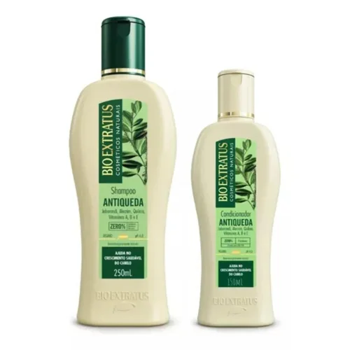Kit Bio Extratus Antiqueda Jaborandi Shampoo 250ml + Condicionador 150ml
