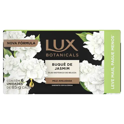 Kit Sabonete em Barra Lux Buquê de Jasmim 85G 6 Unidades