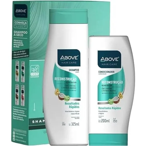 Kit Shampoo Above Reconstrução 325ml + Condicionador 200ml