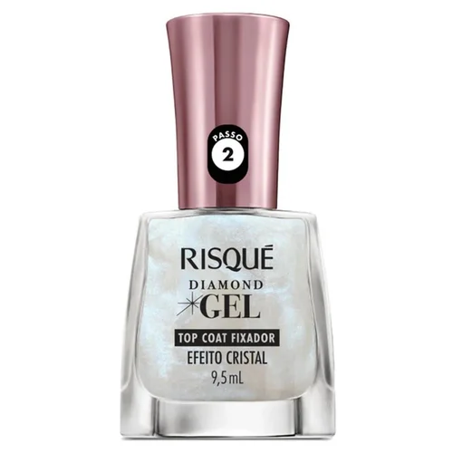 Esmalte Risqué Diamond Gel Top Coat Cristal