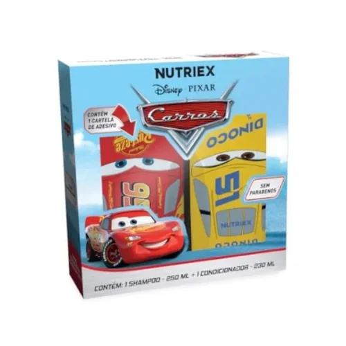 Kit Shampoo 250ml + Condicionador 230ml Carros Nutriex