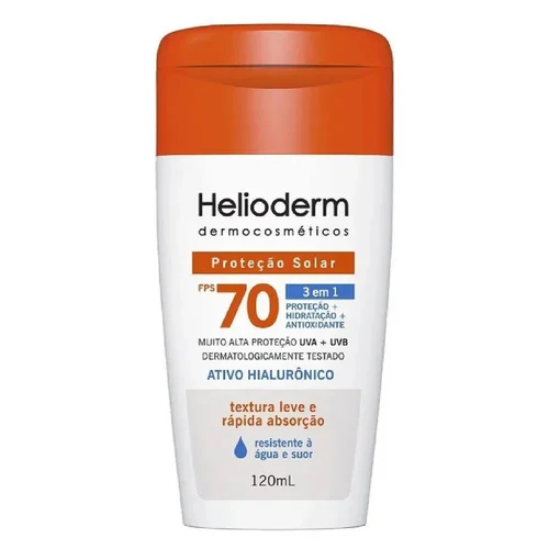 Protetor Solar Helioderm Fps70 120ml