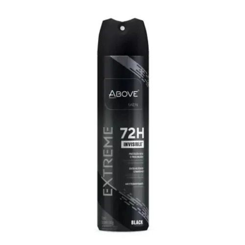 Desodorante Aerosol Above Masculino Extreme Black Invisible 72h 150ml