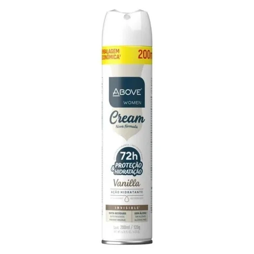 Desodorante Aerosol Above Cream Vanilla 72H 200ml