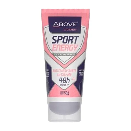 Desodorante Creme Above Sport Energy Bisnaga 50G