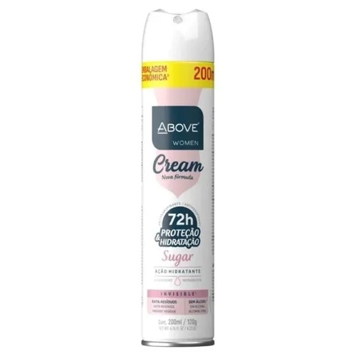 Desodorante Aerosol Above Cream Sugar 72H 200ml