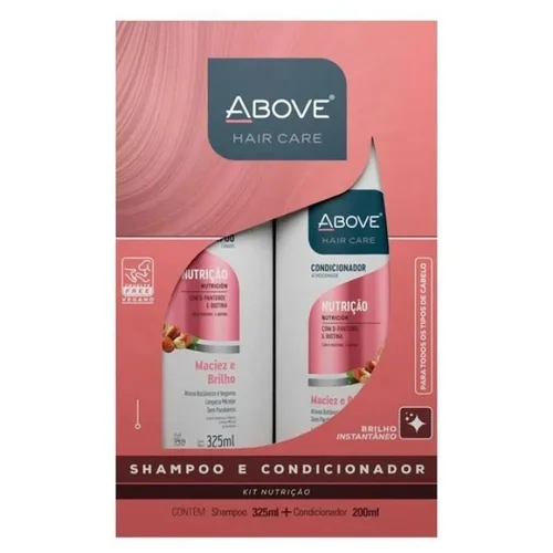 Kit Shampoo Above Nutrição 325ml + Condicionador 200ml