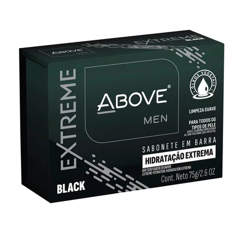 Sabonete em Barra Above Extreme Black 75G