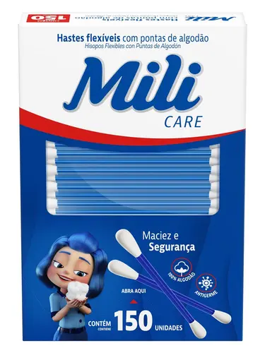 Hastes Flexíveis Mili 150 Unidades