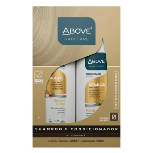 Kit Shampoo Above Hidratação 325ml + Condicionador  200ml