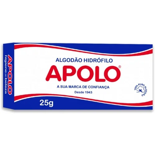 Algodão Apolo Caixa 25G