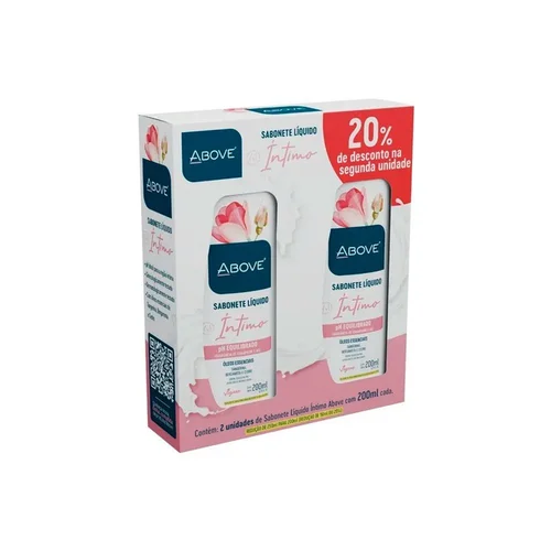 Kit Sabonete Líquido Íntimo Above 200ml  2 Unidades