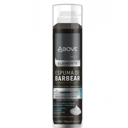 Espuma de Barbear Above Carvão Ativado 150ml