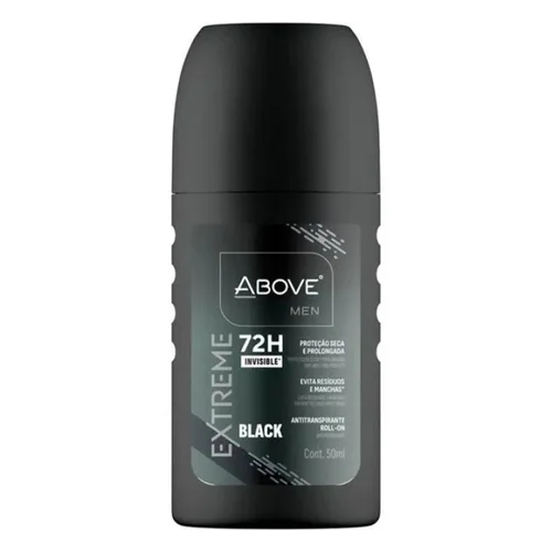 Desodorante Roll-On Above Masculino Extreme Black 50ml