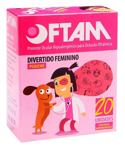 Protetor Ocular Inf Menina 20Un