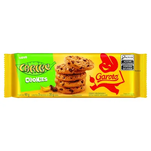 Cookies Garoto Caribe 60G