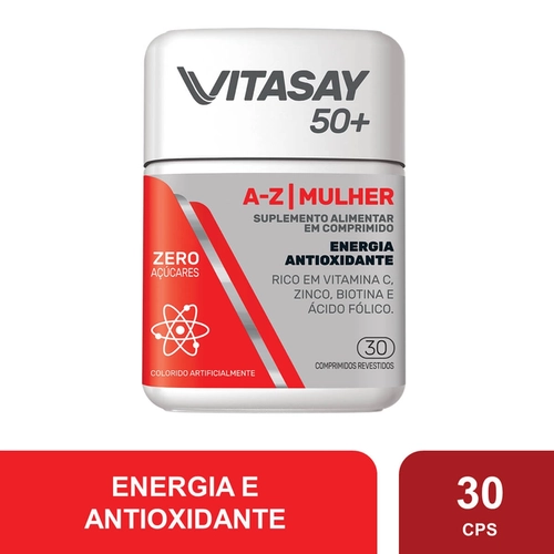 Vitasay 50+ A-Z Mulher 30Cpr Rev