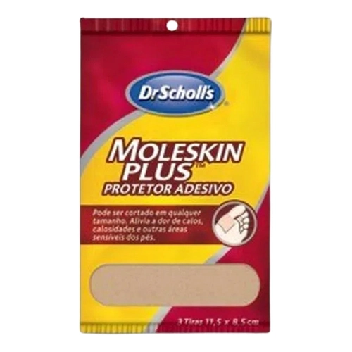Dr Sholls Moleskin 3 Tiras Plus