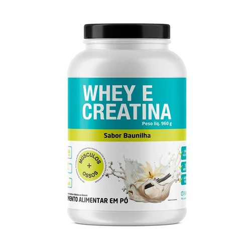Whey E Creatina Divinite Baunilha 960G