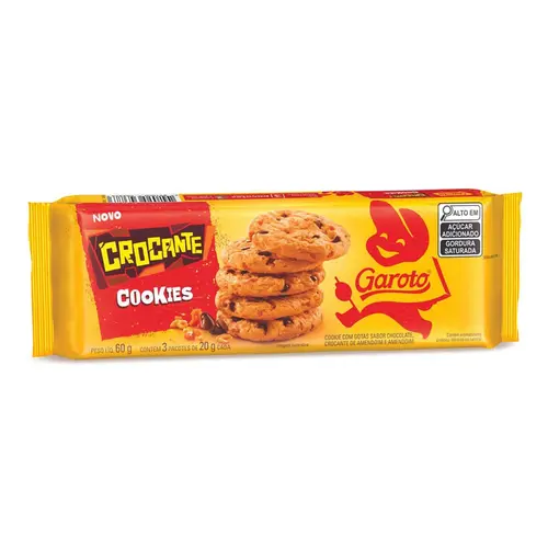 Cookies Garoto Crocante 60G